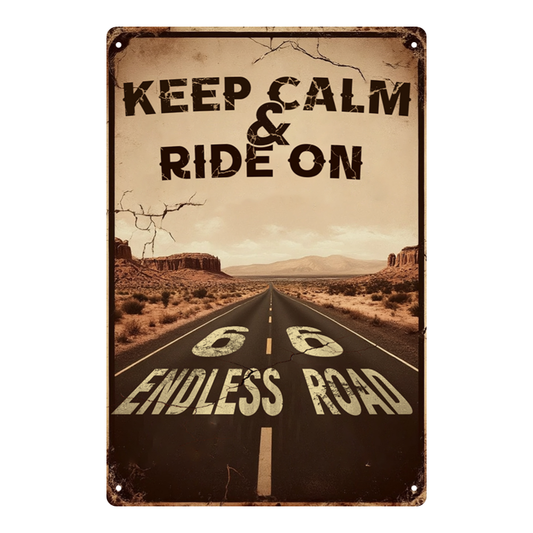 Keep Calm & Ride On Route 66