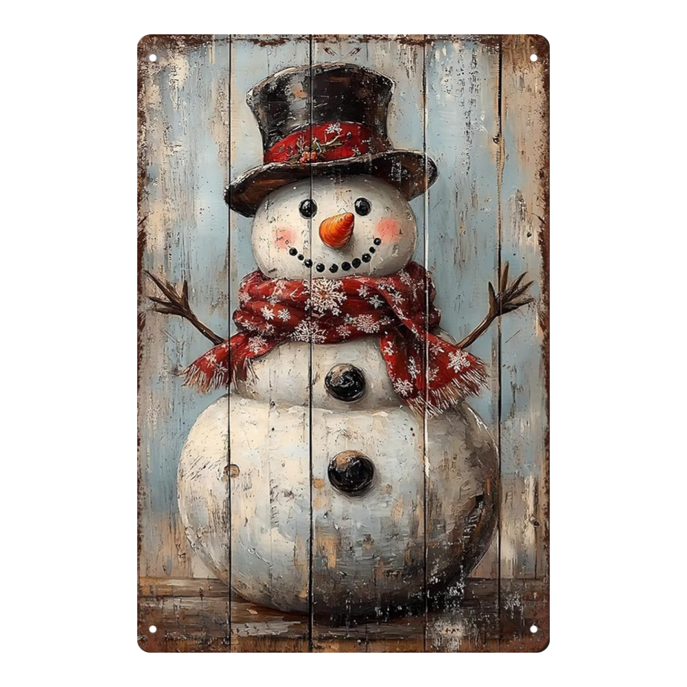 Rustic Snowman Winter & Christmas