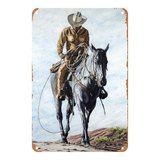 Classic Cowboy on Horseback