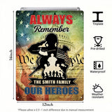 Always Remember Our Heroes Metal Signs