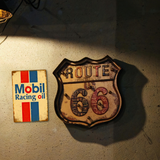 Mobil Racing Oil Vintage Tin Sign