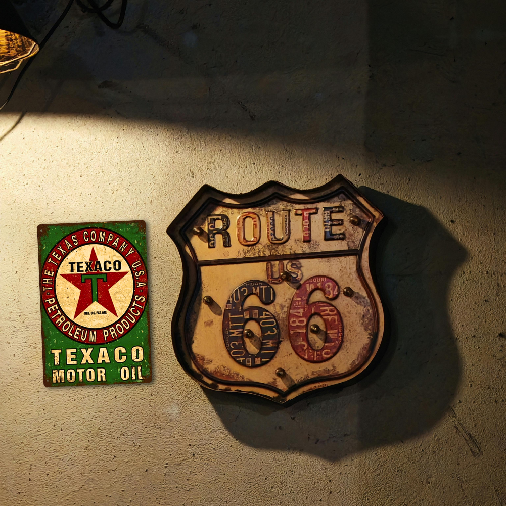 Texaco Motor Oil – Vintage Gas Station Tin Sign