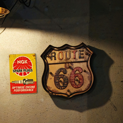 NGK Spark Plugs Retro Tin Sign