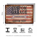 Retro Repair & Service Garage Wall Decor- Dad's Garage Metal Sign
