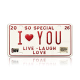 2pcs - 2026 Vintage License Plate Bundle