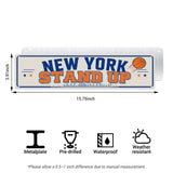 New York Stand Up Metal Sign