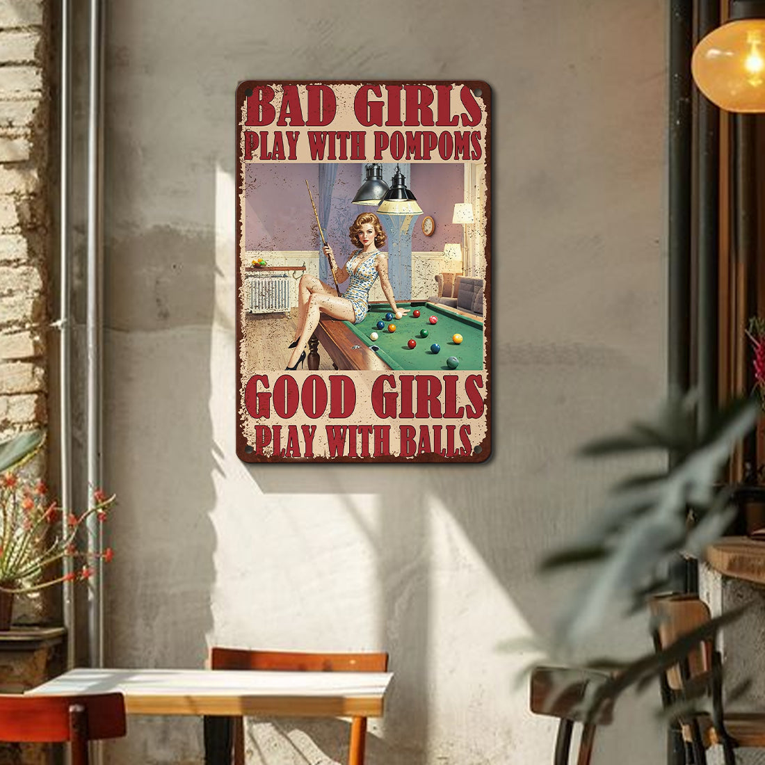 Bad Girls Play With Pompoms Good Girls Play With Balls