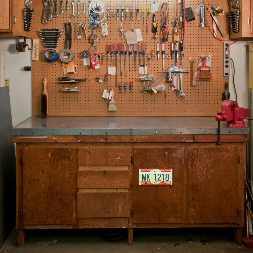 Illinois MK 1218 - Tin License Plate Sign(6*12Inch)