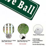 Funny Meme Wall Decor – Fuck It We Ball Metal Street Sign