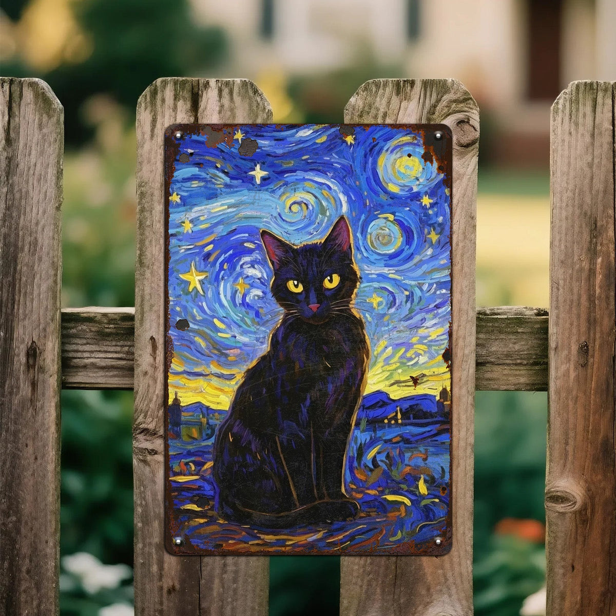 "Starry Night" Cat