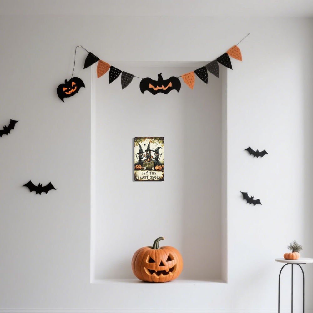 "Let The Feast Begin" Spooky Witches