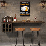 Weekend Forecast Golf With a Chance of Drinking