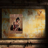 Tattooed Woman, Cats & Wine Humor