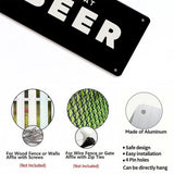Free WiFi Great Beer Metal Sign – Funny Beer Bar Wall Decor