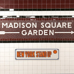New York Stand Up Metal Sign – 27 Years Later NBA Finals Fan Wall Decor