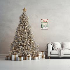 Merry Christmas – Retro Holiday Wall Decor