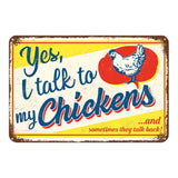 Yes, I Talk to My Chickens