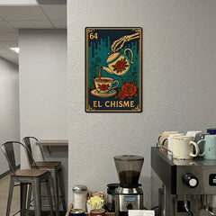 El Chisme Lotería Metal Sign