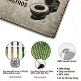 Spanish Funny Bathroom Metal Sign – No Dejes Rastros Wall Decor