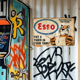 Esso Tiger Vintage Gas Station Sign