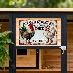 Farmhouse Couple Metal Sign