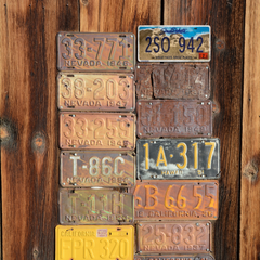 South Dakota 2S0 942 - Tin License Plate Sign(6*12Inch)