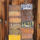 Wisconsin AUV-540 - Tin License Plate Sign(6*12Inch)