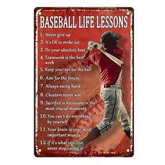 Baseball Life Lessons