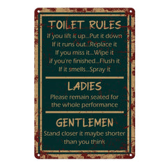 Toilet Rules