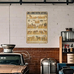 Vintage Hunting Ammo Tin Sign