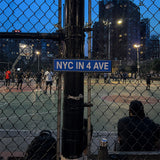 NYC in 4 Ave Metal Sign – 27 Years Later, New York Stand Up