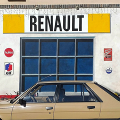 Rocket Motor Oil – Retro Space Age Tin Sign