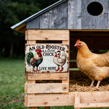 Farmhouse Couple Metal Sign