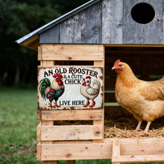 Farmhouse Couple Metal Sign