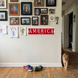 America Est 1776 Metal Sign