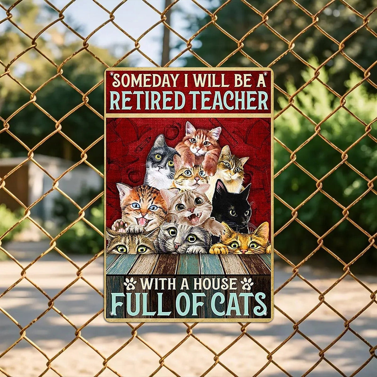 Retired Teacher, Full of Cats