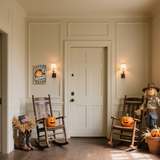 Happy Halloween Vintage Pumpkin Cartoon Style