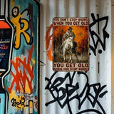 “Ride Free, Stay Wild” Vintage Cowboy Horse