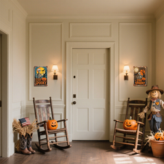 2pcs - Stay Spooky Blue Night & Autumn Moon