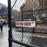 New York Stand Up Metal Sign – 27 Years Later NBA Finals Fan Wall Decor