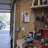 Gulf No-Nox Gasoline Pump – Vintage Tin Sign