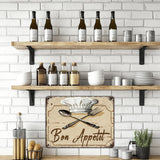 "Bon Appetit" Rustic Kitchen