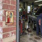 Bettie’s Service Station Pin-Up Tin Sign