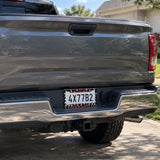 Personalized Paw Print License Plate Frame, Custom Pet Name Car Frame