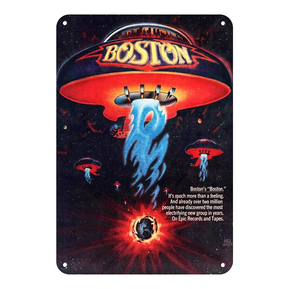 Boston Debut Album Cover Spaceship