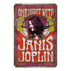 Janis Joplin "One Night With" Psychedelic Concert