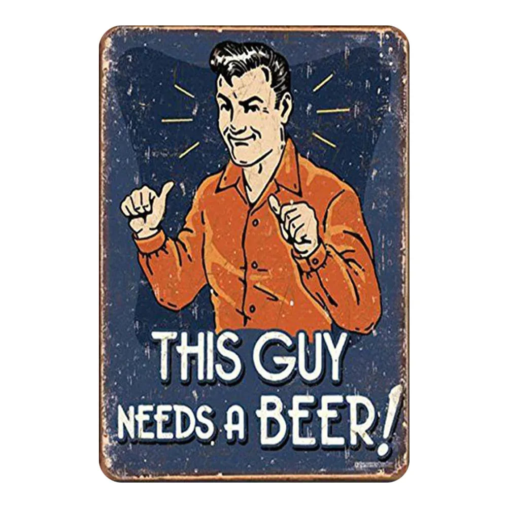 This Guy Needs a Beer!
