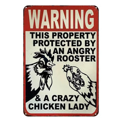 Crazy Chicken Lady Warning