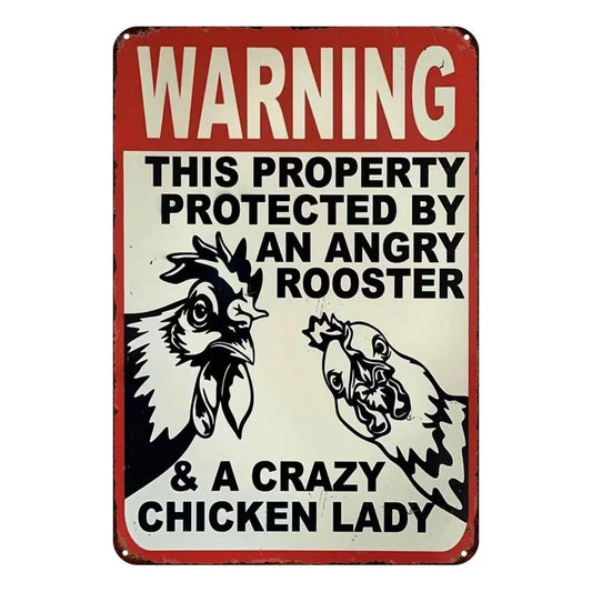 Crazy Chicken Lady Warning